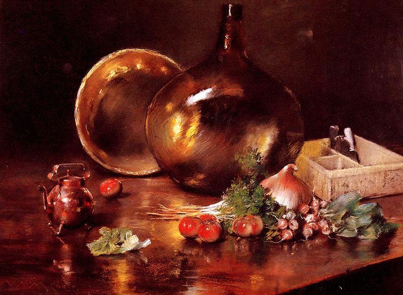 William Merrit Chase Still Life Sweden oil painting art
